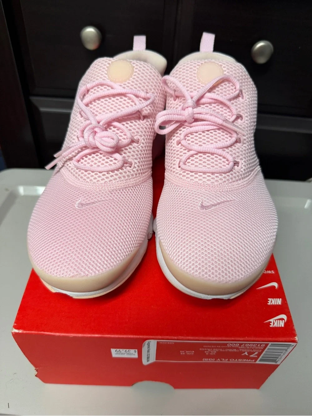 Nike Prestos all pink size 7y